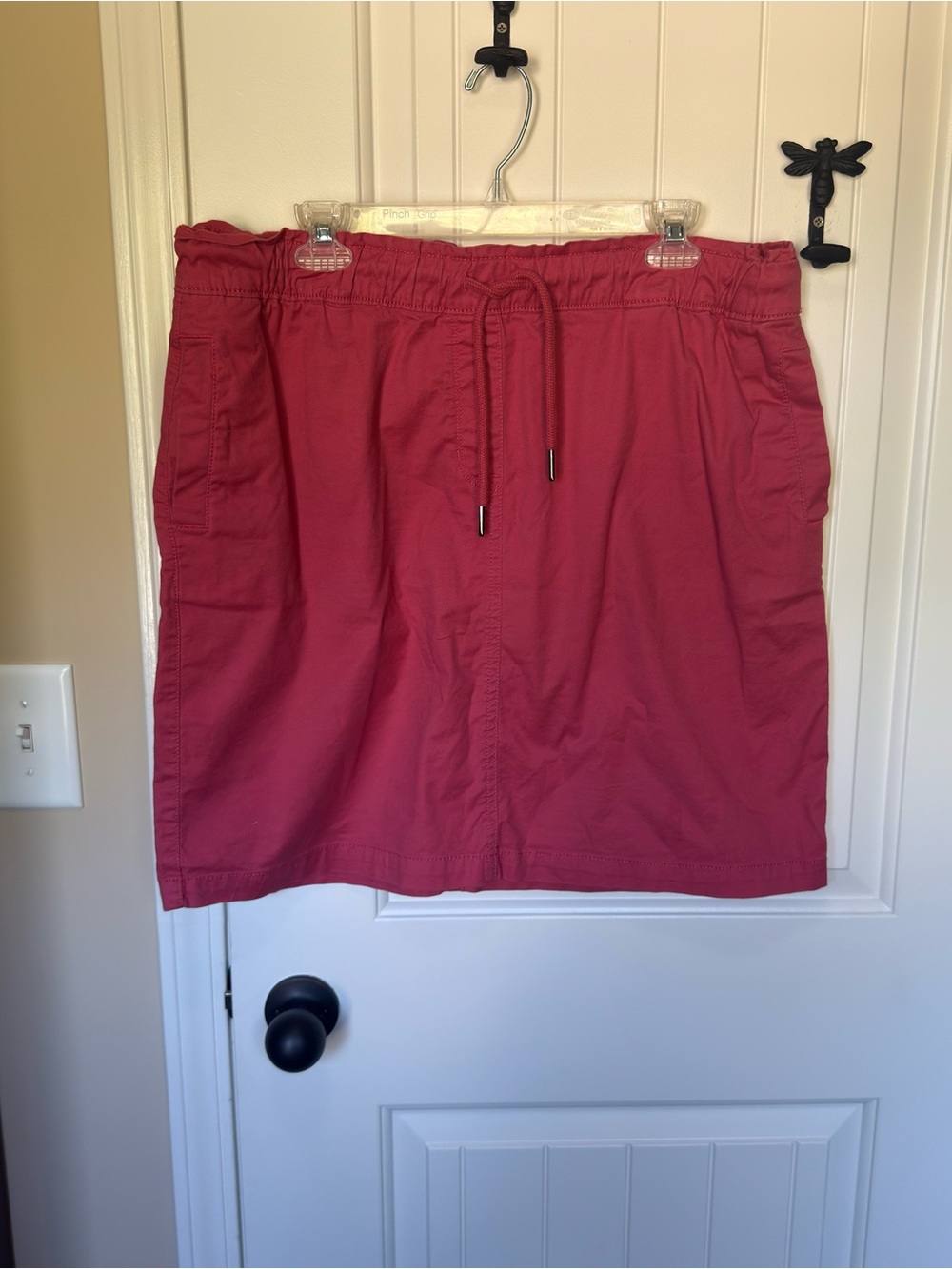 Women’s Drawstring Casual Skirt in Coral